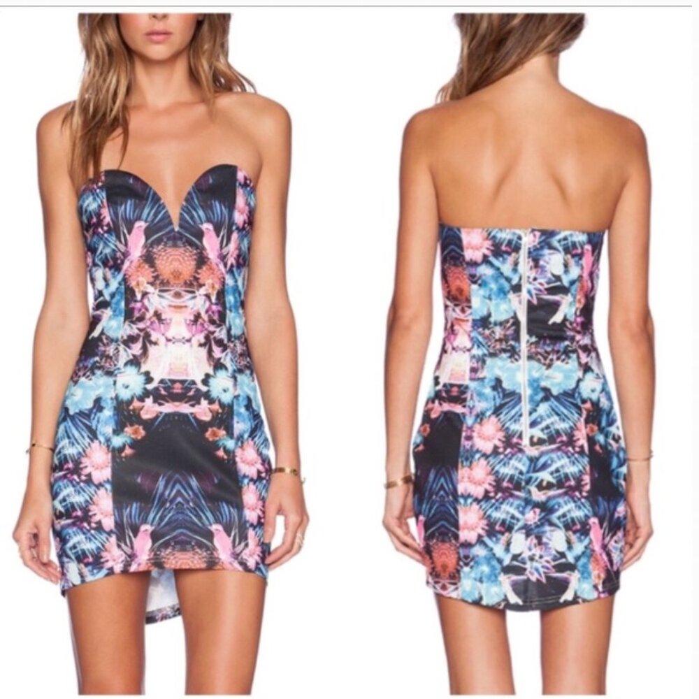 WYLDR multicolor NWT strapless dress - women's multiple sizes